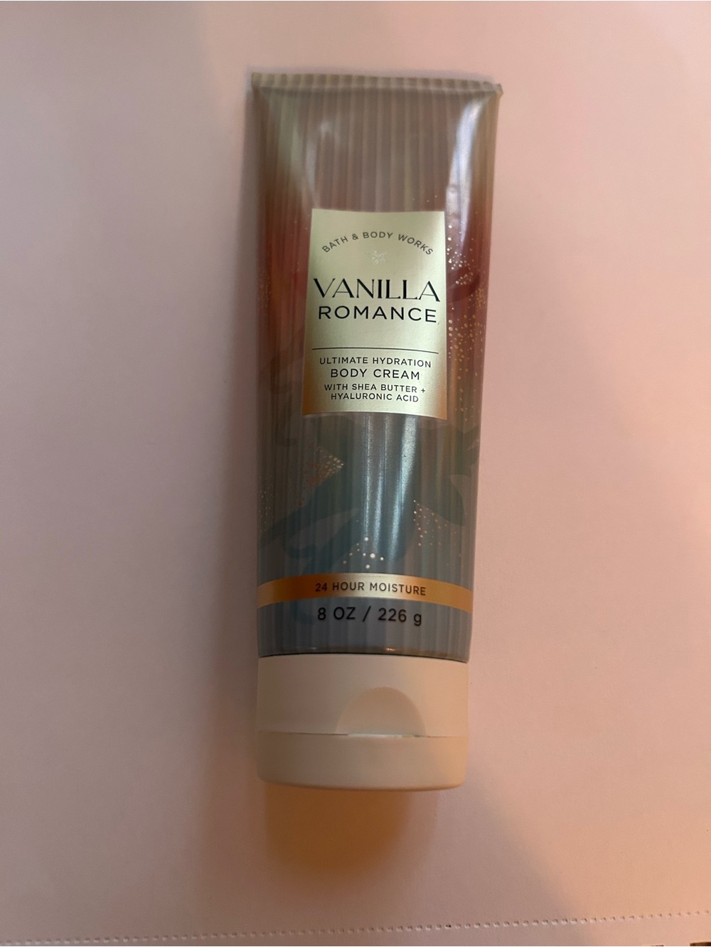 Bath & Body Works Vanilla Romance Body Cream - Pink and Gray